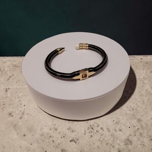 10/ $10 New Black and Gold Cuff Bracelet - Women's Jewelry